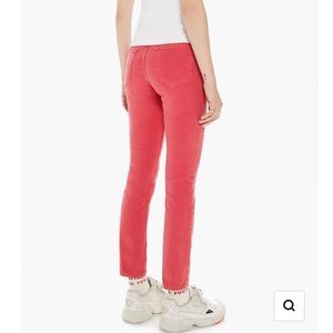 MOTHER red cropped jeans size 26
